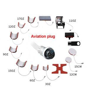 승화 기계 실리콘 머그컵 가열 패드 병용 3OZ 6OZ 9OZ 11OZ 12OZ 15OZ 17OZ LONG 프레스 부품 매트