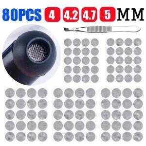 이어폰 방진 네트워크 보호기 메쉬 4mm 5mm 자체 접착 DIY 필터 헤드폰 액세서리