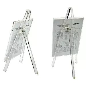 세로 웨딩 아기 사진 그림 거치대 투명 이젤액자 탁상 가족