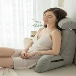 쇼파 거실 대형 허리쿠션 삼각 캐릭터 쿠션 허리 베개 인테리어 목 받침