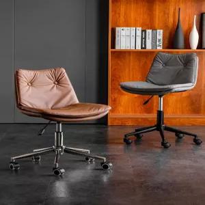 가죽 의자 카페 미니멀리스트 사무용 중역 가죽의자
