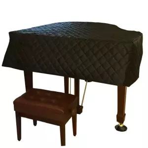 그랜드피아노 커버 방진 퀼팅 블랙 방습 대형