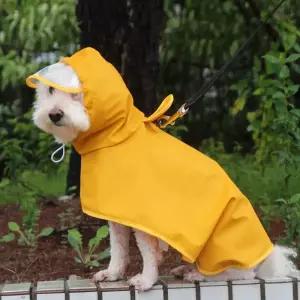 소형견레인코트 안전한 방수올인원 M강아지우비 강아지옷 비옷 개우비 개비 우의 애우비 판초