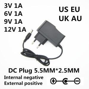 반대 극성 AC 100-240V DC 3V 6V 9V 12V 1A 1000mA 범용 AC/DC 어댑터 충전기 전원 공급 장치 역