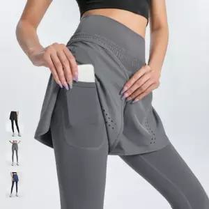 빅사이즈레깅스 반바지레깅스 투인원 바지레깅스 팬드 요가 운동바지 러닝 여성