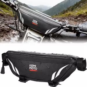 케미모토 더트 바이크 핸들바 백 - 방수 오토바이 보관 파우치 Sur-Ron 라이트 비 X S X160 X260 탈리아
