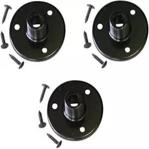 Audio2000의 AST4264BX3 3팩 블랙 마이크 구스넥 테이블 마운트 5/8인치 X 27 나사 및 장착 포함