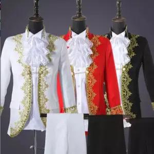 남자 중세시대 의상 할로윈 코스튬 투사 재킷 연출 트렌치 공연