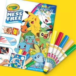 주니어 유아 크레욜라 포켓몬 색칠놀이 마카 색연필 그림도구 유치원 키즈카페 어린이