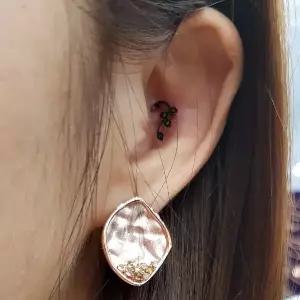 러프다이아몬드 침귀걸이(14k 8.3g YM-F730)