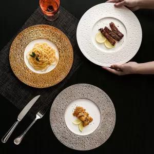 세라믹 샐러드 플레이트 호텔 스테이크 파스타 접시 레스토랑