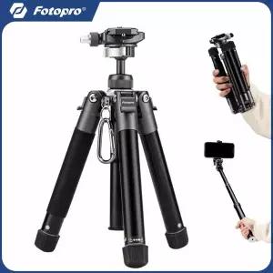 Fotopro 경량 컴팩트 여행 삼각대 카메라 폰 마운트 분리형 셀카봉 -1 152cm