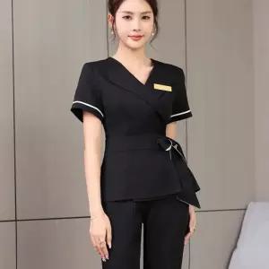 마사지사유니폼 에스테틱 상담원 실장 피부과 데스크 복장