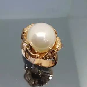 15mm진주반지/핑크골드12.3g/DS-PC18