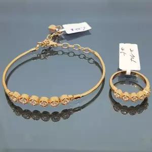 14K패션반지팔찌세트/핑크골드/HM481/8.96g