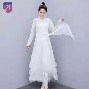 단체복 연영과 워십복 화이트 벨리댄스 고전무용 공연복