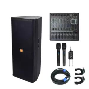 선거용음향장비 선거용 차량부착 음향장비 15인치 더블스피커 파워드믹서앰프 무선마이크 패키지 3