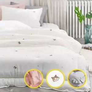 TBZ 캣맘 모달 이불베개세트 SS 그레이