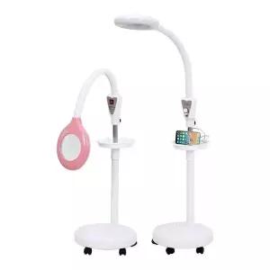 피부확대경 led조명 스탠드 이동식 눈보호 문신 메이크업 반영구 작업 수리