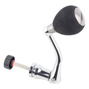 Yosoo 블랙 플라스틱 낚시 릴 핸들, 금속 회전 손잡이 파워 핸들 교체품, 낚시 스피닝 릴 2가지 모델, 3가지 색상 옵션