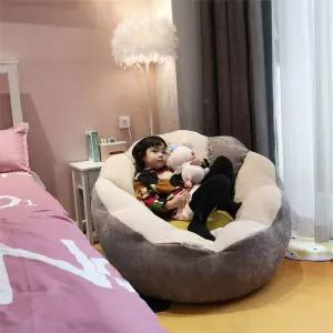 1인용 빈백 쿠션 1인빈백 에어 인조가죽 스툴 빈팩 소파