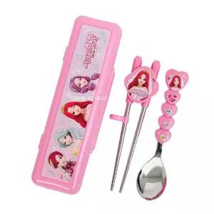 오로라 교정용 시크릿쥬쥬 세트 케이스 젓가락 스푼 아동수저세트