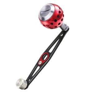 equlup Baitcasting 파워 핸들, 미끼 캐스터 라운드 낚시 릴 핸들 손잡이 알루미늄 합금 베이트 캐스팅 드럼 래프트 릴 수리 부품 낚시용