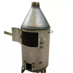 드럼통 화목난로 농촌 시골 스테인리스 야외 화덕 소각로 장작 스토브 연통