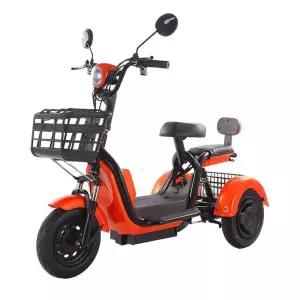 대형 세발전기자전거 화이트 14인치 고출력 주행