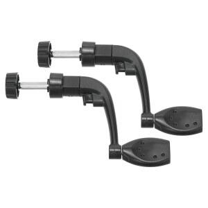 패티킬 낚시 릴 손잡이 교체 부품, 2Pcs 금속 크랭크 록 암 노브 플라스틱 그립, 너트 장착 낚시 릴 액세서리, 장착 200 시리즈 릴 102mm