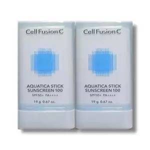 셀퓨전씨 아쿠아티카 스틱 썬스크린 19g 2개