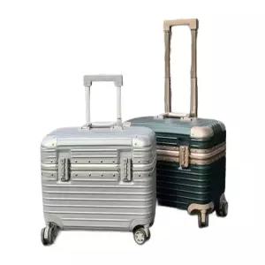 위로여는 캐리어 기내용 여행용 하드케이스 출장 승무원 탑오픈 알루미늄