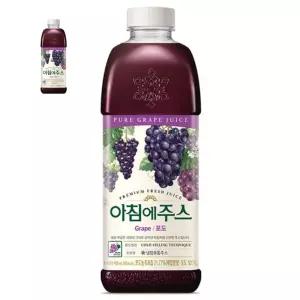아침에주스 서울우유 포도 8입 950ml
