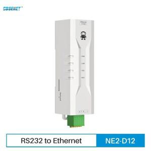 이더넷 직렬 포트 서버 CDSENET NE2-D12 DC 8-28V TCP/UDP Modbus MQTT HTTP DNS DIN 레일 설치 FOTA 원격