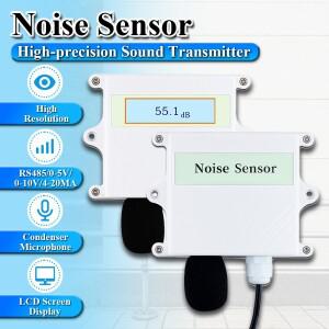 노이즈 센서, 고정밀 데시벨 미터, 온보드 노이즈 트랜스미터, TTL 모듈, RS485, 0-5V, 0-10V, 4-20MA, 4G