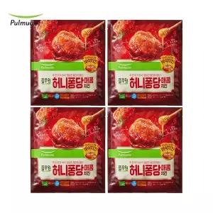 풀무원 풀무원식품 허니퐁당 매콤치킨 350g x 4봉 960057 , 1개입
