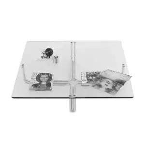 거실 강화유리테이블 홈카페 원목 인테리어 감성 사각 글래스 모던 데스크