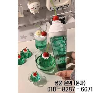 레트로 일본 스타일 차 보석 고대 허니 멜론 가족 소다 젤리 귀여운 코어 선물 사진 숲 장식