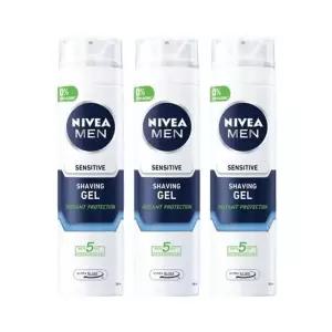 니베아니베아 맨 센서티브 쉐이빙 젤 면도크림 200ml x 3개