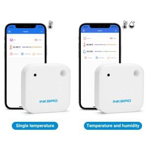 INKBIRD 실내 실외 온도계 습도 센서 스마트 IBS-TH2 디지털 홈 오피스 침실 용 무선
