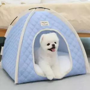 초코펫하우스 강아지집 리얼 아이스 쿨링 얼음의집