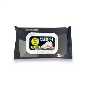 30매 티슈형 물없이 캡형 감동 운동화 전용 슬리퍼 클리너 신발클리너 간편세척