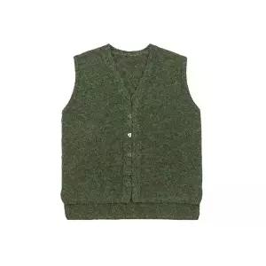 니트 빈티지 남성용 조끼 봄가을 민소매 융 레이어드 스웨터 나시 풀오버 브이넥 따뜻한 admr3