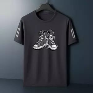 남성 아이스 스니커즈 반팔티 기능성 012 라운드