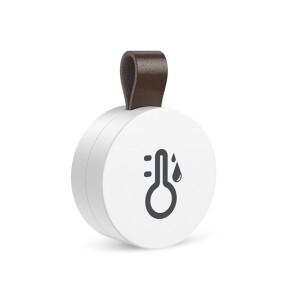 무선 블루투스 야외 온도계, 스마트 홈 온도 및 습도 센서, 흰색, 1 개