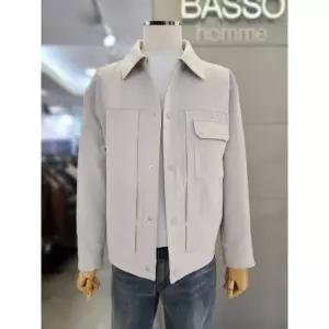 바쏘옴므 세이브존03 바쏘옴므 25 라이트그레이 오버 핏 트러커 자켓 WSYFZ1UA17ABGY