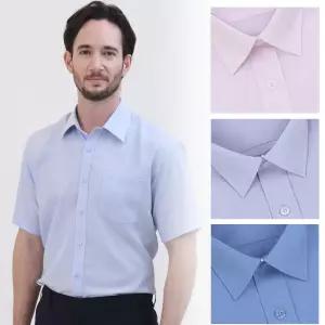 [리빌모아]남자 여름 국내제작 프리미엄 반팔 와이셔츠 SJ-L-SHH-S4