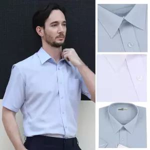 [리빌모아]남자 여름 국내산 프리미엄 모달 반팔 와이셔츠 SJ-L-SHH-S650