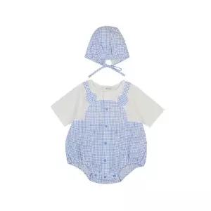 [아가방][더센트럴] 아가방 여름 노아곰7부바디수트(모자)(BLUE)_01T32790442