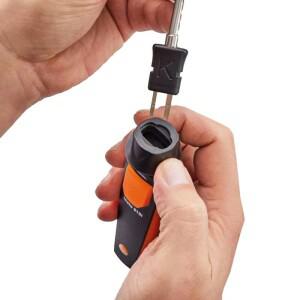 Testo 915i 온도계 0563 유연한 프로브 및 스마트폰 작동을 통한 무선 측정